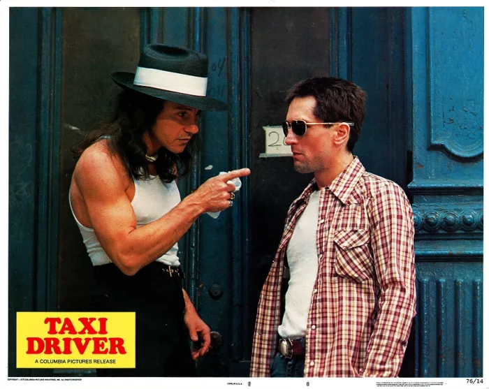 Framed Print : TAXI DRIVER, from left, Harvey Keitel, Robert De Niro, 1976