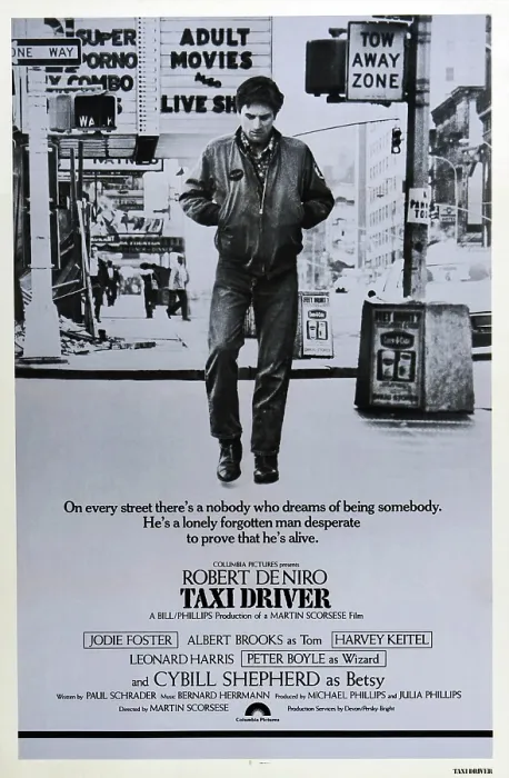 Framed Print : TAXI DRIVER, Robert De Niro, 1976