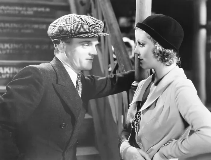 Framed Print : TAXI, from left: James Cagney, Loretta Young, 1932