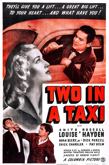 Framed Print : TWO IN A TAXI, US poster, top from left: Anita Louise, Russell Hayden, 1941 Framed Print : TWO IN A TAXI, US poster, top from left: Anita Louise, Russell Hayden, 1941