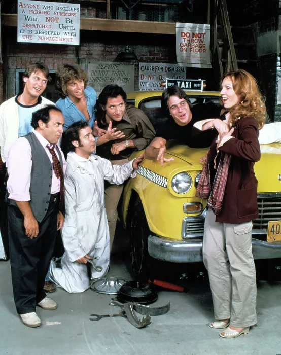 Framed Print : TAXI, Randall Carver, Danny De Vito, Jeff Conaway, Andy Kaufman, Judd Hirsch, Tony Danza, Marilu Henner, 1978-1982 Framed Print : TAXI, Randall Carver, Danny De Vito, Jeff Conaway, Andy Kaufman, Judd Hirsch, Tony Danza, Marilu Henner, 1978-1982
