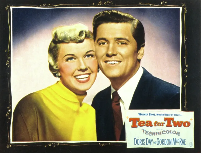 Framed Print : TEA FOR TWO, from left: Doris Day, Gordon MacRae, 1950