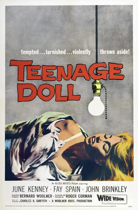 Framed Print : TEENAGE DOLL, US poster art, 1957