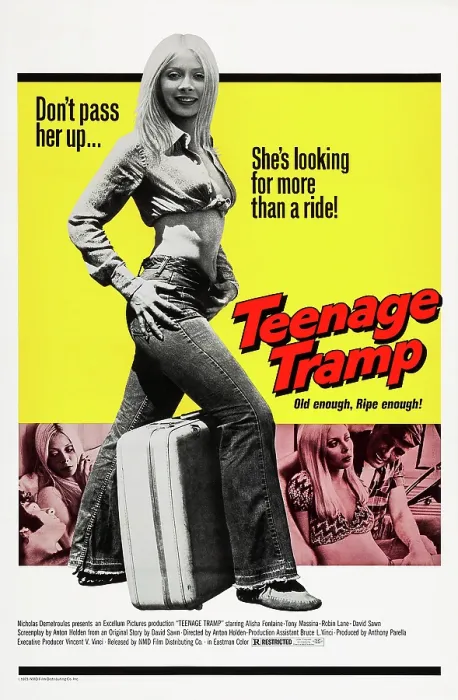 Framed Print : TEENAGE TRAMP, Alisha Fontaine, 1973 Framed Print : TEENAGE TRAMP, Alisha Fontaine, 1973