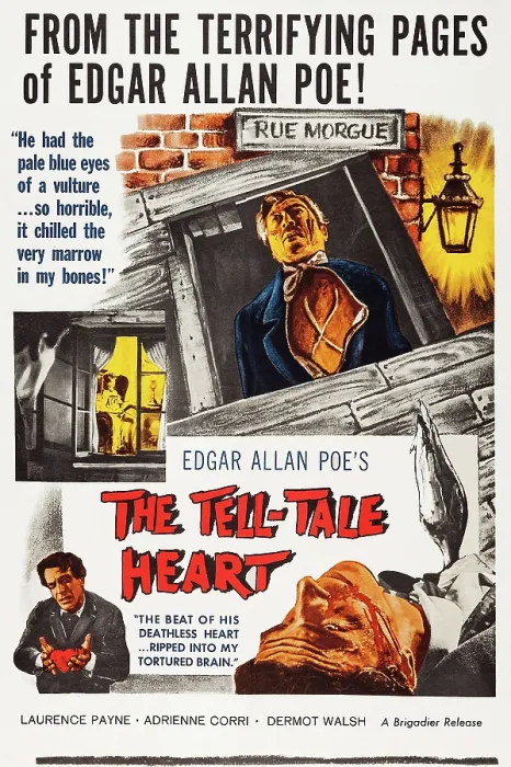 Framed Print : THE TELL-TALE HEART, bottom right: Dermot Walsh, 1960 Framed Print : THE TELL-TALE HEART, bottom right: Dermot Walsh, 1960