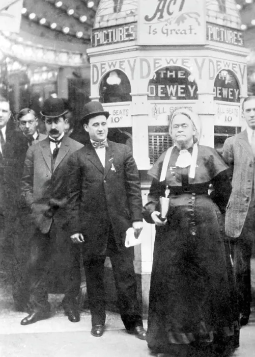 Framed Print : Temperance movement advocate Carrie Nation (second from right), c. 1890's.. Courtesy: CSU Archives  /  Everett Collection