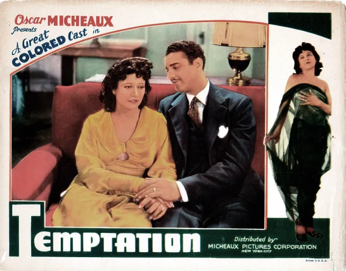 Framed Print : TEMPTATION, lobbycard, Ethel Moses (left and right), 1935 Framed Print : TEMPTATION, lobbycard, Ethel Moses (left and right), 1935