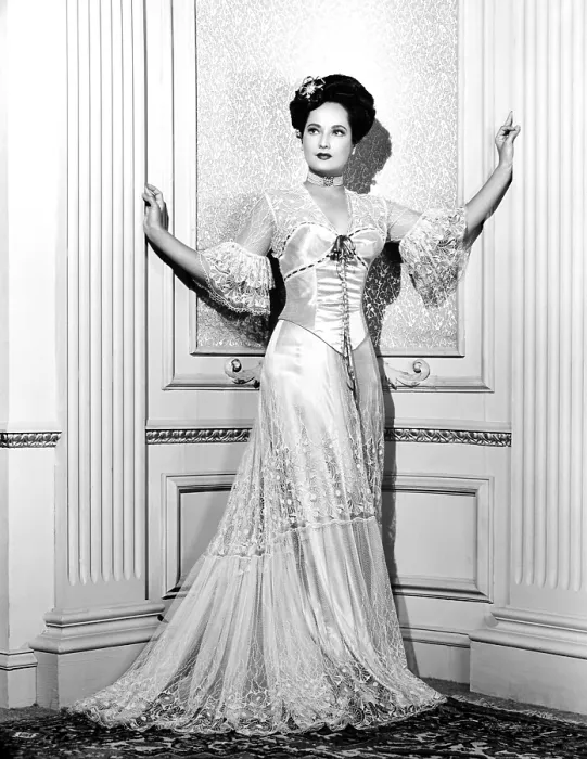Framed Print : TEMPTATION, Merle Oberon, in a gown by Orry-Kelly, 1946 Framed Print : TEMPTATION, Merle Oberon, in a gown by Orry-Kelly, 1946