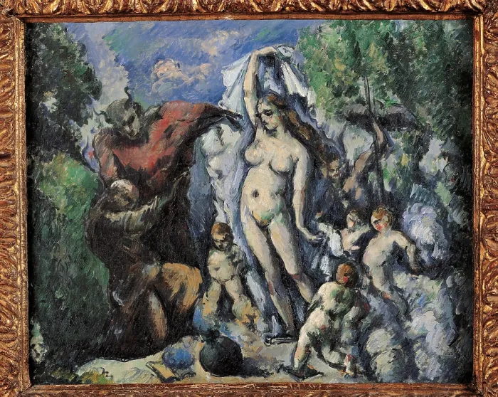 Framed Print : Temptations of St Anthony, by Paul Czanne, 1875 about, 19th Century, oil on canvas, cm 47 x 56 - France, Ile de France, Paris, Muse dOrsay, RF1982-46. All Framed Print : Temptations of St Anthony, by Paul Czanne, 1875 about, 19th Century, oil on canvas, cm 47 x 56 - France, Ile de France, Paris, Muse dOrsay, RF1982-46. All