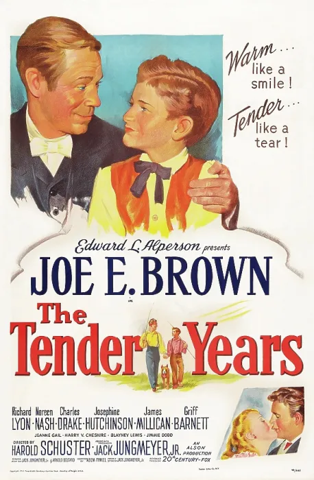 Framed Print : THE TENDER YEARS, US poster art, top from left: Joe E. Brown, Richard Lyon, bottom right: Josephine Hutchinson, Charles Drake, 1948. TM & Copyright 20th Century Fox Film Corp