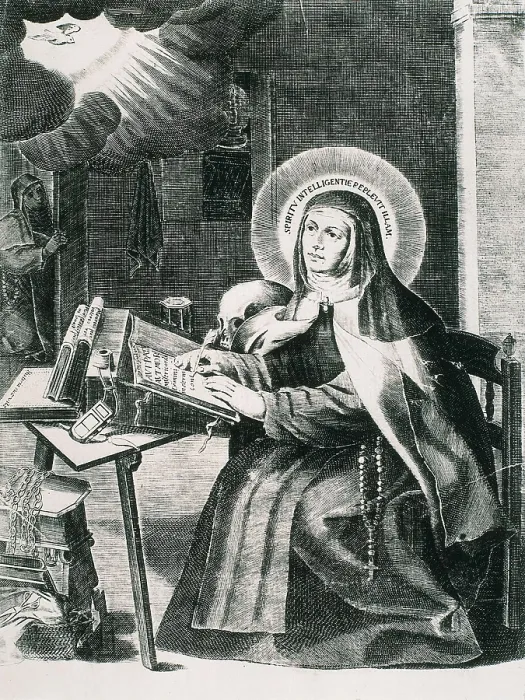 Framed Print : TERESA of JESUS, Saint (1515-1582). Etching. AISA / Everett Collection**US SALES ONLY**