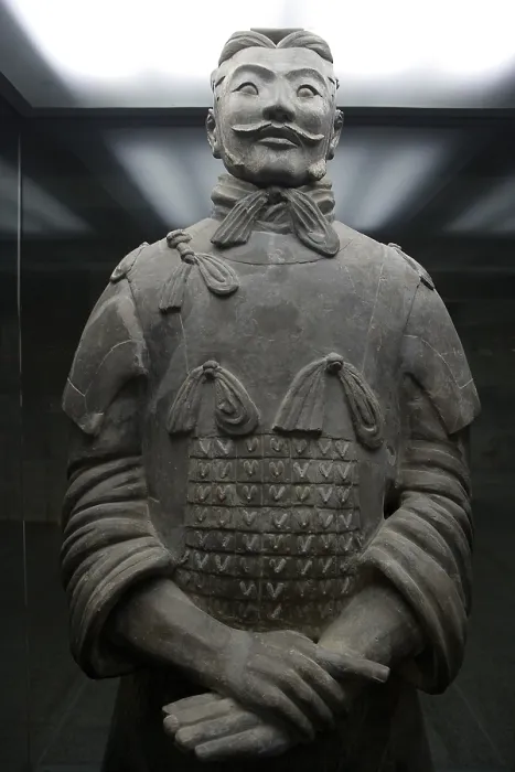Framed Print : Terracotta Army. 221-206 BC. CHINA. Xian. Mausoleum of the First Qin Emperor, Qin Si Huang. Chinese art. Qin period. AISA / Everett Collection**US SALES ONLY**