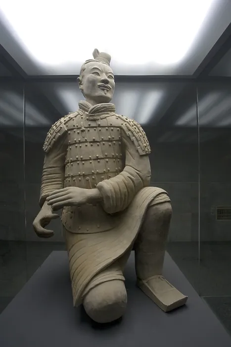 Framed Print : Terracotta Army. 221-206 BC. CHINA. Xian. Mausoleum of the First Qin Emperor, Qin Si Huang. Chinese art. Qin period. AISA / Everett Collection**US SALES ONLY**