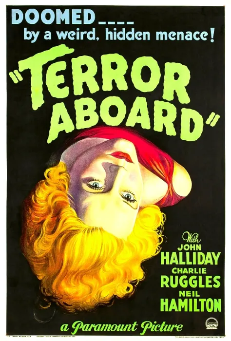 Framed Print : TERROR ABOARD, Shirley Grey, 1933 Framed Print : TERROR ABOARD, Shirley Grey, 1933