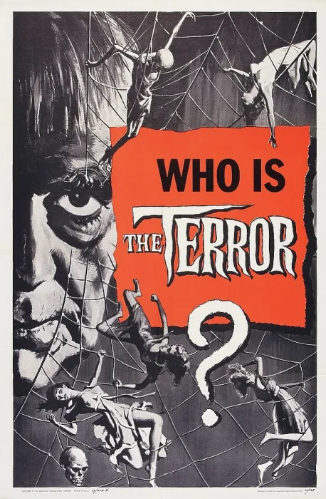 Framed Print : THE TERROR, Boris Karloff on 1 sheet advance teaser poster art, 1963