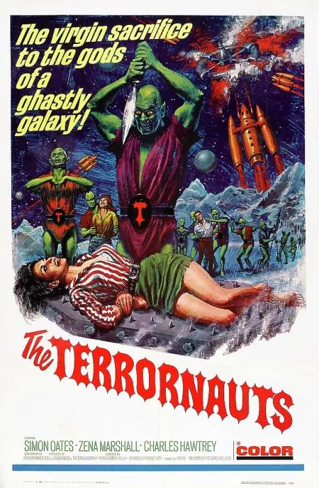 Framed Print : THE TERRORNAUTS, US poster, 1967
