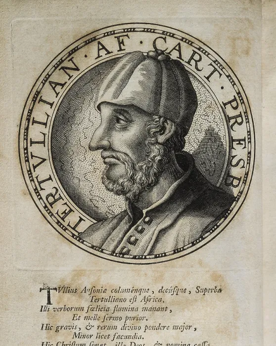 Framed Print : TERTULLIAN (160-220). Engraving. AISA / Everett Collection**US SALES ONLY** Framed Print : TERTULLIAN (160-220). Engraving. AISA / Everett Collection**US SALES ONLY**