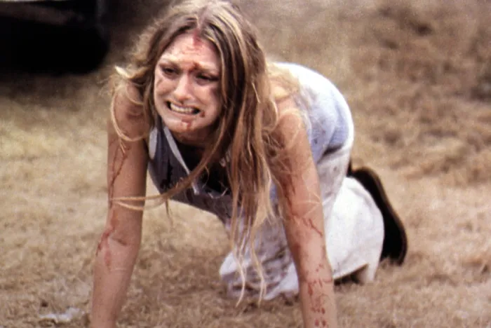 Framed Print : THE TEXAS CHAINSAW MASSACRE, Marilyn Burns, 1974 **US SALES ONLY** Framed Print : THE TEXAS CHAINSAW MASSACRE, Marilyn Burns, 1974 **US SALES ONLY**
