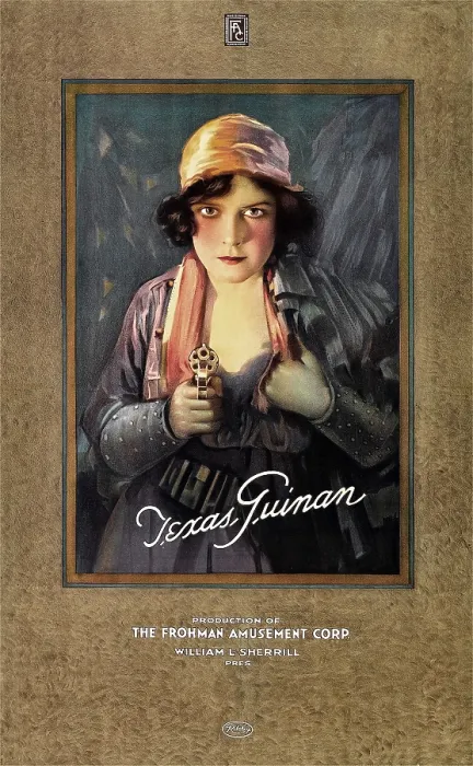 Framed Print : Texas Guinan, on 1919 personality poster