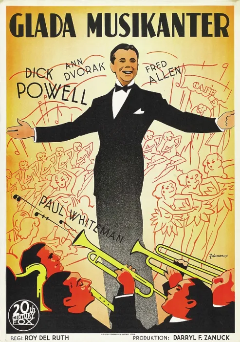 Framed Print : THANKS A MILLION, (aka GLADA MUSIKANTER), Swedish poster art, Dick Powell, 1935. TM & Copyright 20th Century-Fox Film Corp. All rights reserved / courtesy Everett Collection Framed Print : THANKS A MILLION, (aka GLADA MUSIKANTER), Swedish poster art, Dick Powell, 1935. TM & Copyright 20th Century-Fox Film Corp. All rights reserved / courtesy Everett Collection