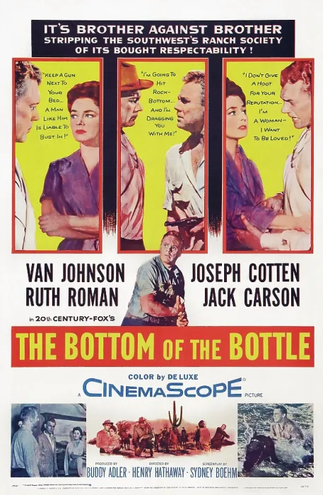 Framed Print : THE BOTTOM OF THE BOTTLE, top from left: Joseph Cotten, Ruth Roman, Joseph Cotten, Van Johnson, Ruth Roman, Joseph Cotten; center: Van Johnson, 1956 Framed Print : THE BOTTOM OF THE BOTTLE, top from left: Joseph Cotten, Ruth Roman, Joseph Cotten, Van Johnson, Ruth Roman, Joseph Cotten; center: Van Johnson, 1956