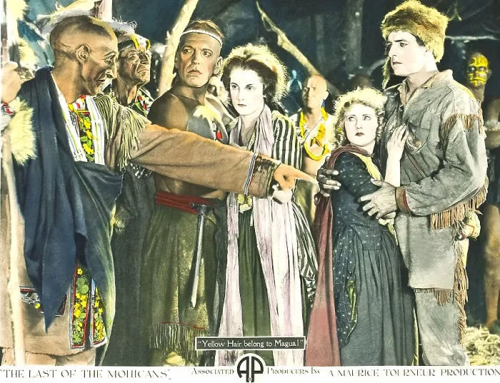 Framed Print : THE LAST OF THE MOHICANS, from left: Theodore Lorch, Harry Lorraine, Barbara Bedford, Lillian Hall, Albert Roscoe, 1920 Framed Print : THE LAST OF THE MOHICANS, from left: Theodore Lorch, Harry Lorraine, Barbara Bedford, Lillian Hall, Albert Roscoe, 1920