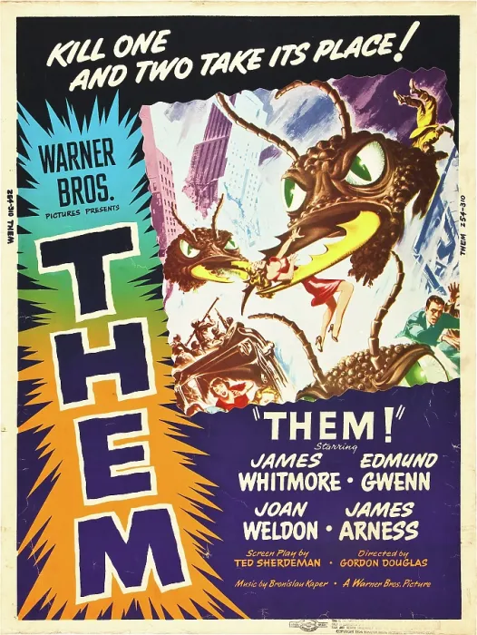 Framed Print : THEM!, US poster art, 1954