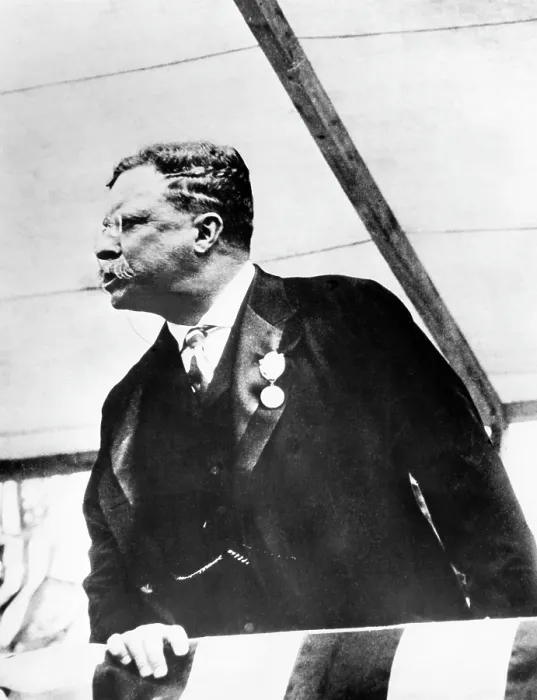 Framed Print : Theodore Roosevelt, (1858-1919), U.S. President 1901-1909, c. 1900's.. Courtesy: CSU Archives  /  Everett Collection