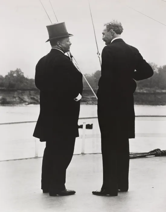 Framed Print : Theodore Roosevelt and Gifford Pinchot aboard the steamship MISSISSIPPI, on the Mississippi River, Oct. 1-6, 1907