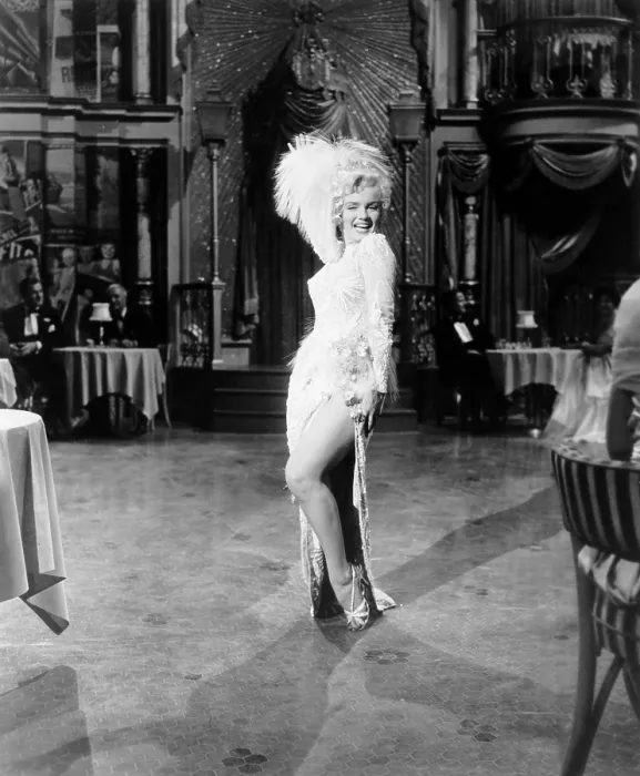 Framed Print : THERE'S NO BUSINESS LIKE SHOW BUSINESS, Marilyn Monroe, (in a dress by Travilla), 1954, 20th Century Fox, TM & Copyright, courtesy Everett Collection Framed Print : THERE'S NO BUSINESS LIKE SHOW BUSINESS, Marilyn Monroe, (in a dress by Travilla), 1954, 20th Century Fox, TM & Copyright, courtesy Everett Collection