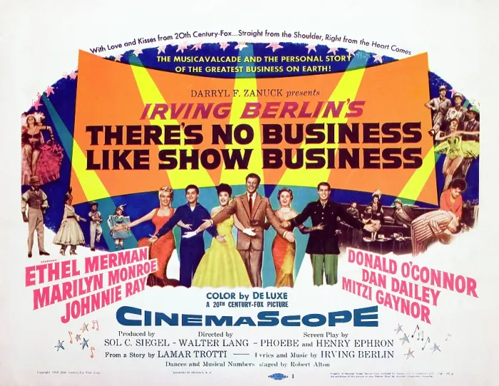 Framed Print : THERE'S NO BUSINESS LIKE SHOW BUSINESS, Marilyn Monroe, Donald O'Connor, Ethel Merman, Dan Dailey, Mitzi Gaynor, Johnnie Ray, 1954 Framed Print : THERE'S NO BUSINESS LIKE SHOW BUSINESS, Marilyn Monroe, Donald O'Connor, Ethel Merman, Dan Dailey, Mitzi Gaynor, Johnnie Ray, 1954