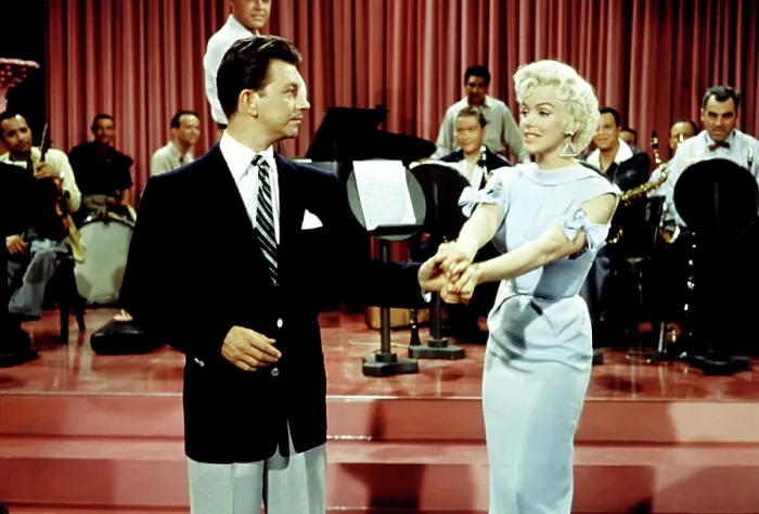 Framed Print : THERE'S NO BUSINESS LIKE SHOW BUSINESS, Donald O'Conner, Marilyn Monroe, 1954