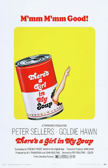 Framed Print : THERE'S A GIRL IN MY SOUP, US poster art, 1970