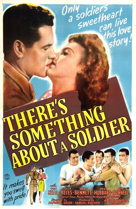 Framed Print : THERE'S SOMETHING ABOUT A SOLDIER, US poster, top from left: Tom Neal, Evelyn Keyes, bottom from left: Frank Sully, Tom Neal, Hugh Beaumont, John Hubbard, Bruce Bennett, 1943 Framed Print : THERE'S SOMETHING ABOUT A SOLDIER, US poster, top from left: Tom Neal, Evelyn Keyes, bottom from left: Frank Sully, Tom Neal, Hugh Beaumont, John Hubbard, Bruce Bennett, 1943