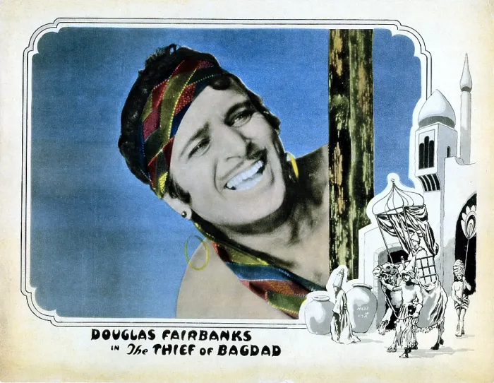 Framed Print : THE THIEF OF BAGDAD, US lobbycard, Douglas Fairbanks, Sr. 1924 Framed Print : THE THIEF OF BAGDAD, US lobbycard, Douglas Fairbanks, Sr. 1924