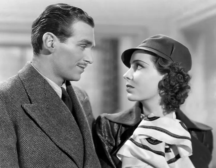 Framed Print : WHEN THIEF MEETS THIEF, (aka JUMP FOR GLORY), from left: Douglas Fairbanks Jr. Valerie Hobson, 1937