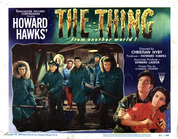 Framed Print : THE THING FROM ANOTHER WORLD, Kenneth Tobey, Margaret Sheridan, 1951 Framed Print : THE THING FROM ANOTHER WORLD, Kenneth Tobey, Margaret Sheridan, 1951
