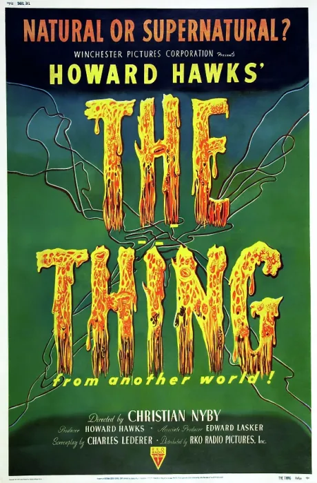 Framed Print : THE THING FROM ANOTHER WORLD, poster art, 1951 Framed Print : THE THING FROM ANOTHER WORLD, poster art, 1951