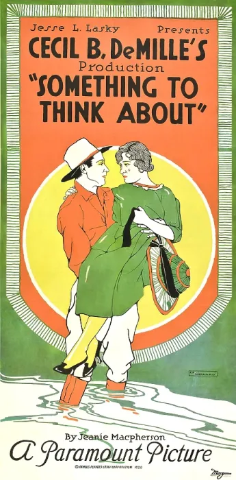Framed Print : SOMETHING TO THINK ABOUT, poster art, 1920 Framed Print : SOMETHING TO THINK ABOUT, poster art, 1920