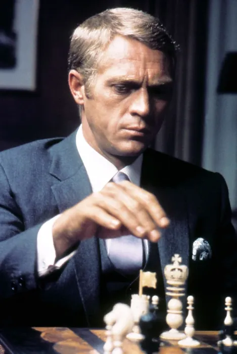 Framed Print : THE THOMAS CROWN AFFAIR, Steve McQueen, 1968 TTCA 025(20178)