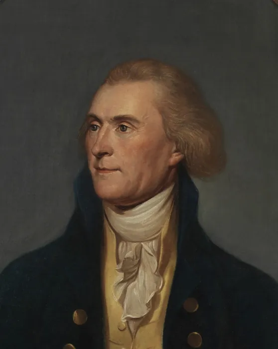 Framed Print : Thomas Jefferson in a 1791 portrait by either Charles Willson Peale or his daughter, Sarah Miriam Peale Framed Print : Thomas Jefferson in a 1791 portrait by either Charles Willson Peale or his daughter, Sarah Miriam Peale
