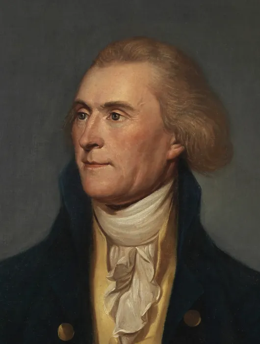 Framed Print : Thomas Jefferson in a 1791 portrait by either Charles Willson Peale or his daughter, Sarah Miriam Peale Framed Print : Thomas Jefferson in a 1791 portrait by either Charles Willson Peale or his daughter, Sarah Miriam Peale