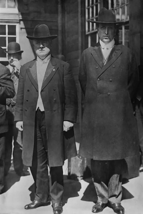 Framed Print : Thomas L. Hisgen with William Randolph Hearst, in New York City, 1908