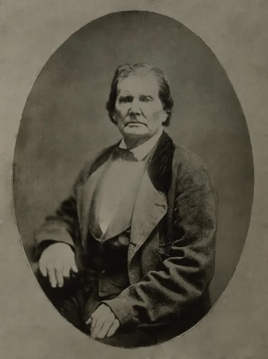 Framed Print : Thomas Lincoln (1779-1851), father of President Abraham Lincoln. Ca. 1840s