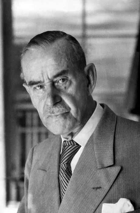 Framed Print : Thomas Mann, German novelist and Nobel Prize winner, June 6, 1955.. Courtesy: CSU Archives  /  Everett Collection