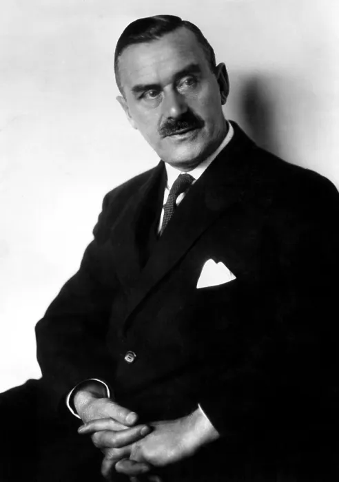 Framed Print : Thomas Mann, German novelist and Nobel Prize winner, c. 1940.. Courtesy: CSU Archives  /  Everett Collection