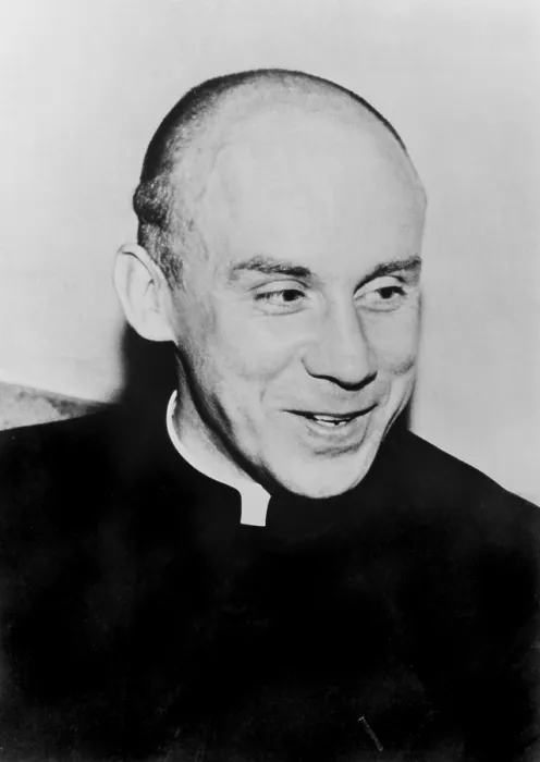 Framed Print : Thomas Merton (1915-1968), French American Catholic monk and author on religious and spiritual subjects