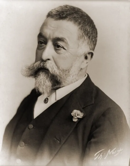 Framed Print : Thomas Nast (1840-1902), during his later career, after he left his political cartooning in 1886 for book illustration and painting. Ca, 1902 Framed Print : Thomas Nast (1840-1902), during his later career, after he left his political cartooning in 1886 for book illustration and painting. Ca, 1902