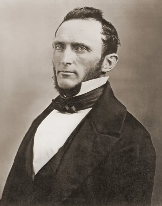 Framed Print : Thomas Stonewall Jackson, in 1855 by H.B. Hull. Jackson was then a teacher at the Virginia Military Institute (BSLOC_2018_8_136)
