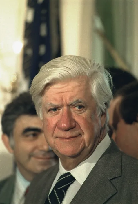 Framed Print : Thomas Tip O'Neill 1912-1994 was Speaker of the House from 1977-87 in the Carter and Reagan administration